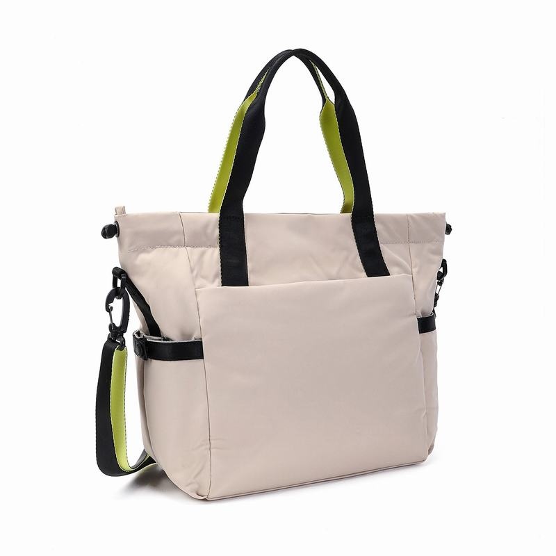 Women's Hedgren Galactic Tote Bags Beige | AIU5986FM