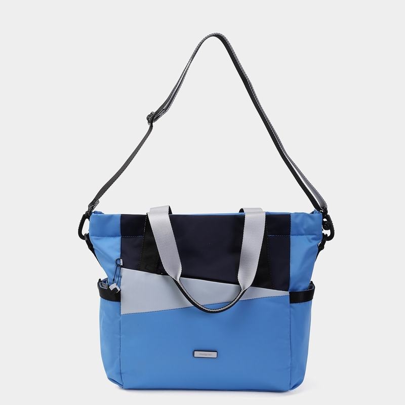 Women's Hedgren Galactic Tote Bags Blue | NFW3863AA