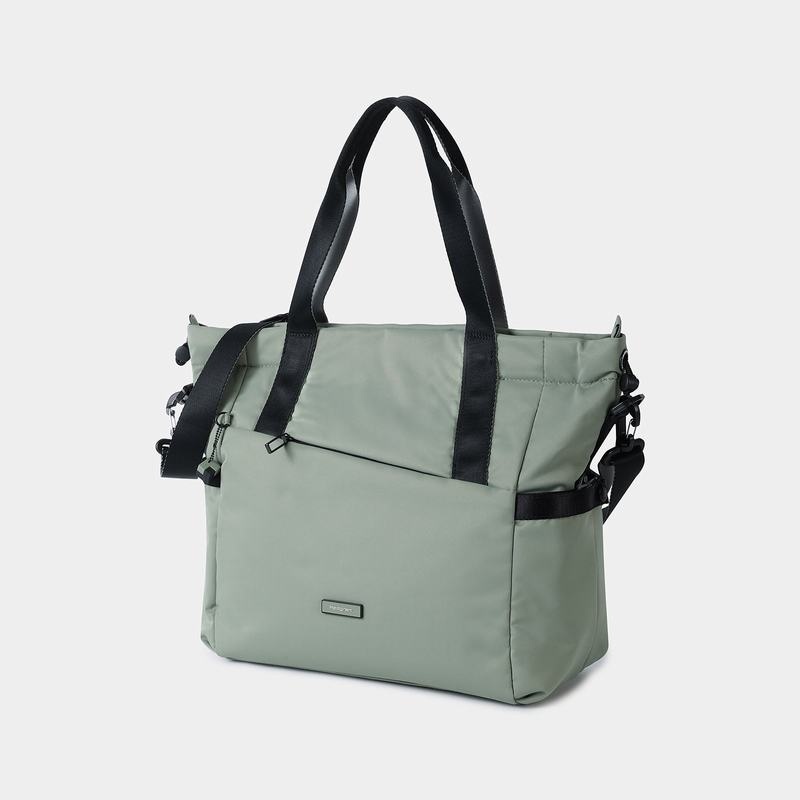 Women's Hedgren Galactic Tote Bags Green | UOP1475WT