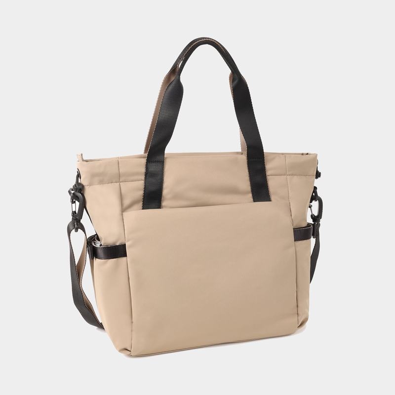 Women's Hedgren Galactic Tote Bags Grey Beige | GKT7432EQ