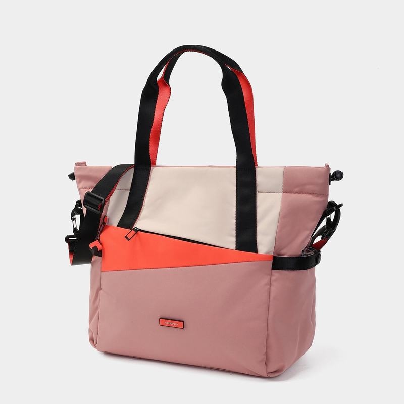 Women's Hedgren Galactic Tote Bags Pink Orange | ITY627KL