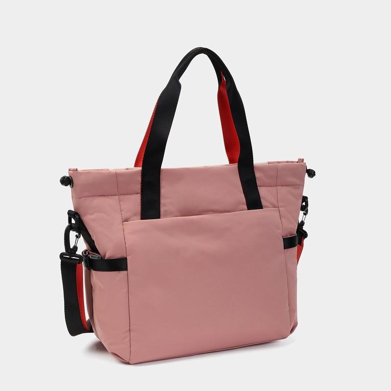 Women's Hedgren Galactic Tote Bags Pink Orange | ITY627KL