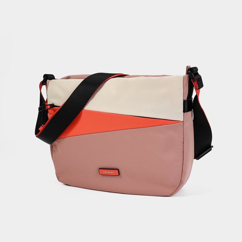 Women's Hedgren Gravity Crossbody Bags Pink Orange | ERZ4515PP