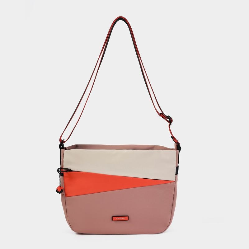 Women's Hedgren Gravity Crossbody Bags Pink Orange | ERZ4515PP