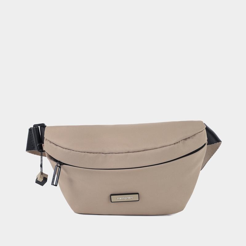 Women\'s Hedgren Halo Belt Bags Grey Beige | FIN8224BX