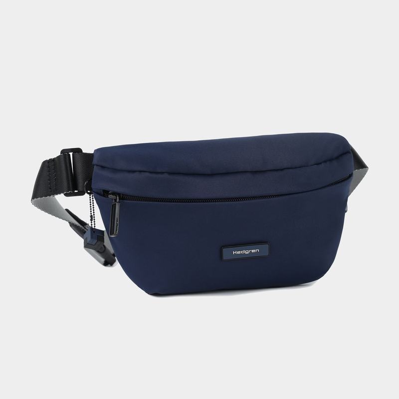 Women's Hedgren Halo Belt Bags Navy | SVA4638PJ