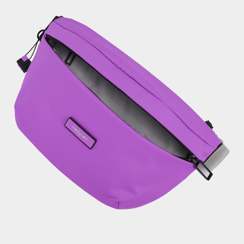 Women's Hedgren Halo Belt Bags Purple | BZC3336KD