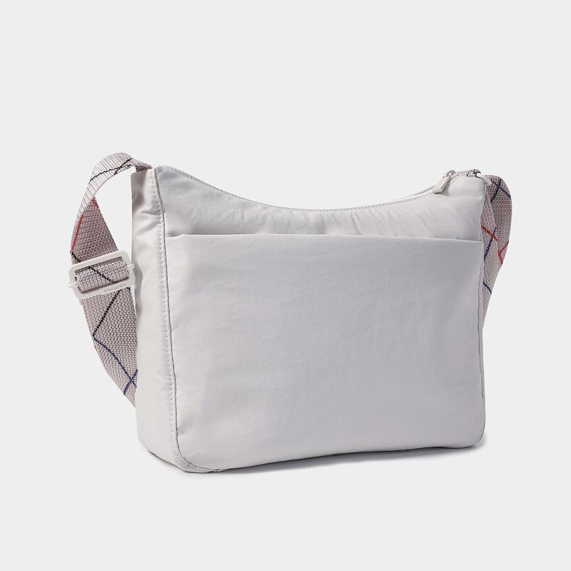 Women's Hedgren Harpers Crossbody Bags White Grey | ELZ7882EI