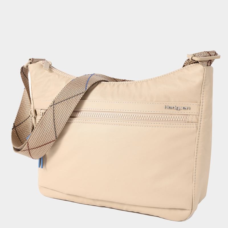 Women's Hedgren Harper's Rfid Shoulder Bags Beige | FPS1212IX