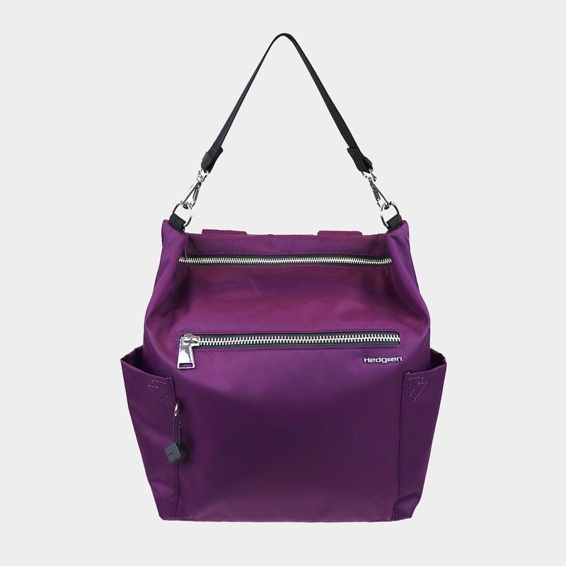 Women's Hedgren Kate Sustainably Made Convertible Tote Bags Purple | GWH261RE