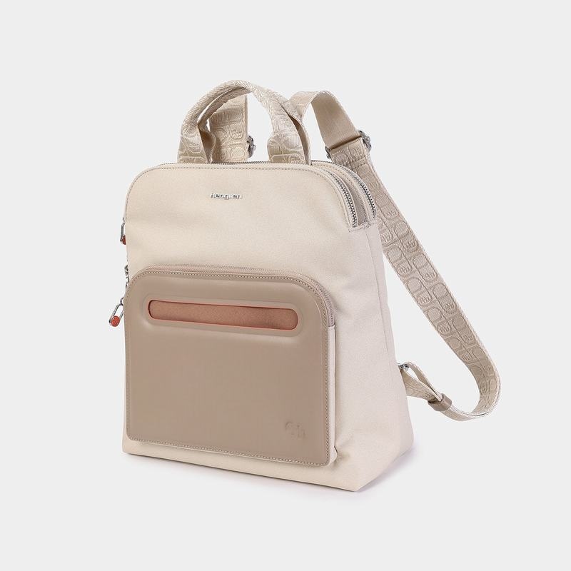 Women's Hedgren Latte Backpacks Beige | GNF7953RS