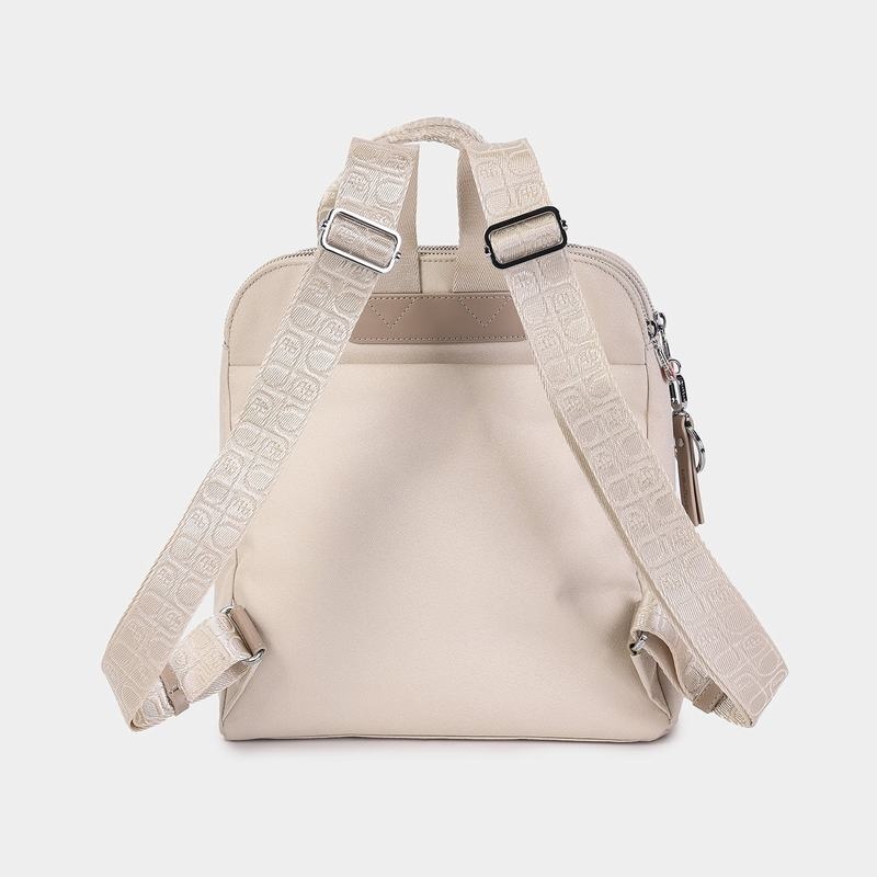 Women's Hedgren Latte Backpacks Beige | GNF7953RS