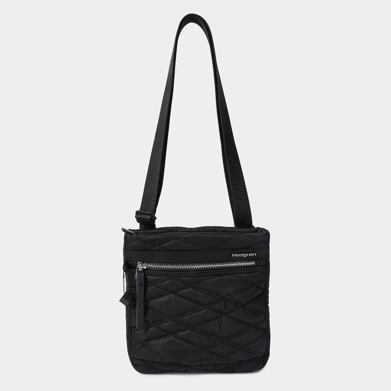 Women's Hedgren Leonce Crossbody Bags Black | DFH2510YF