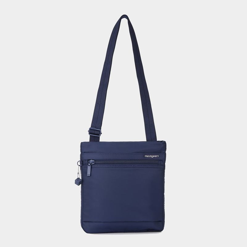 Women's Hedgren Leonce Shoulder Bags Dark Blue | JCU841IS