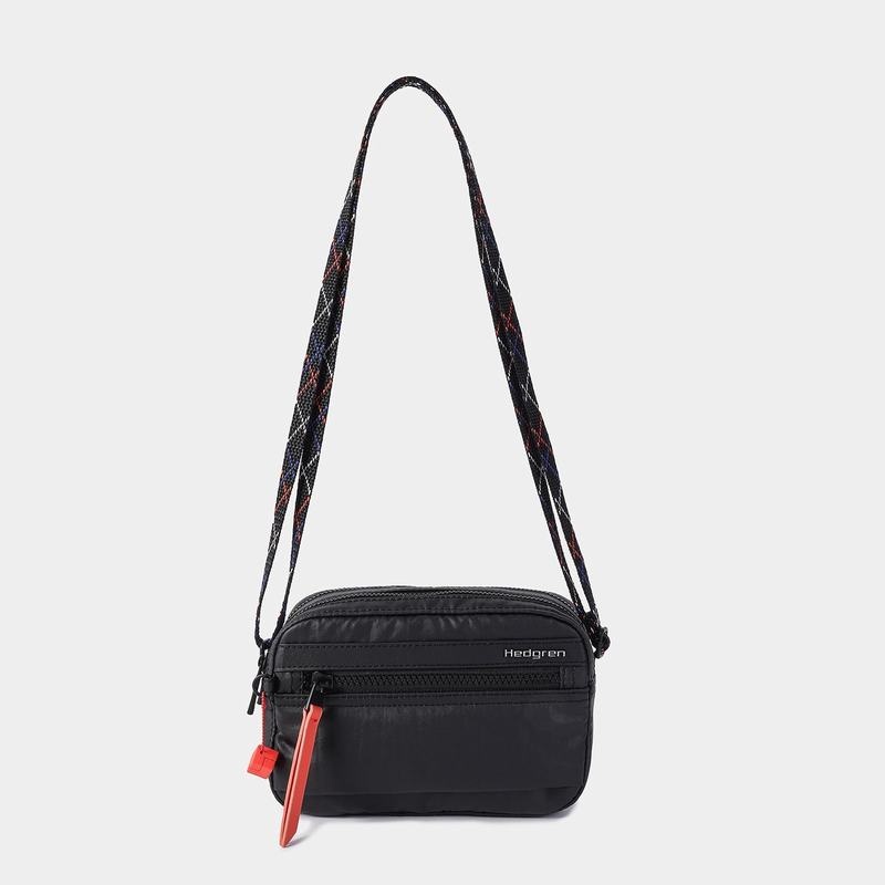 Women's Hedgren Maia Crossbody Bags Black Coral | QBU949NF