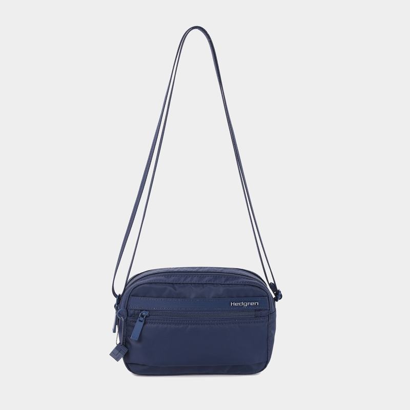 Women's Hedgren Maia Crossbody Bags Dark Blue | DBM7371KF