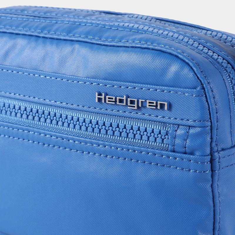 Women's Hedgren Maia Mini Rfid Crossbody Bags Blue | CSJ6546IN