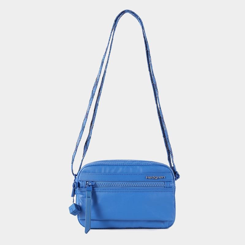 Women's Hedgren Maia Mini Rfid Crossbody Bags Blue | CSJ6546IN