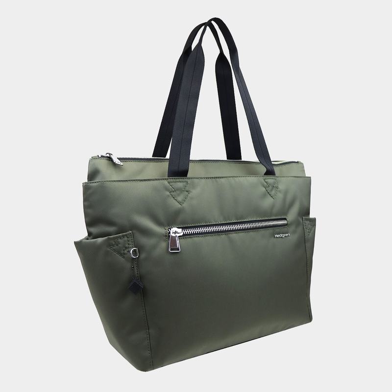 Women's Hedgren Margaret Sustainably Made Tote Bags Green | UIY5294WP