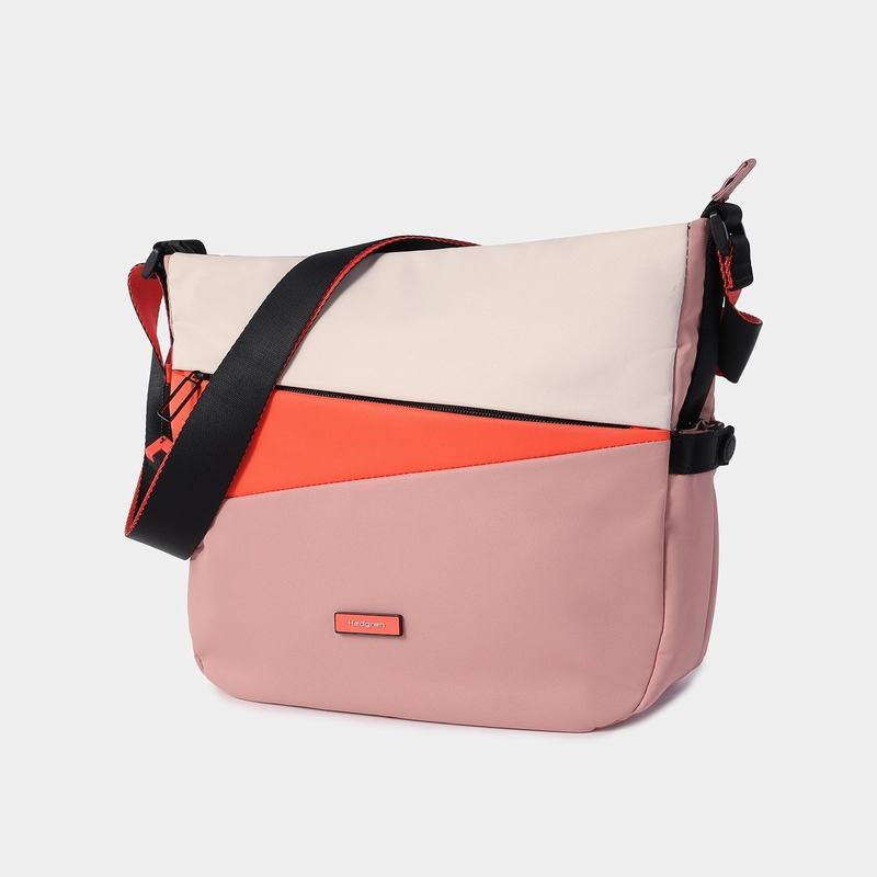 Women's Hedgren Milky Way Crossbody Bags Pink Orange | BCV7079EZ