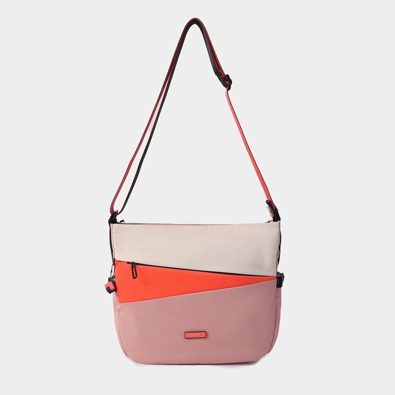 Women's Hedgren Milky Way Crossbody Bags Pink Orange | BCV7079EZ