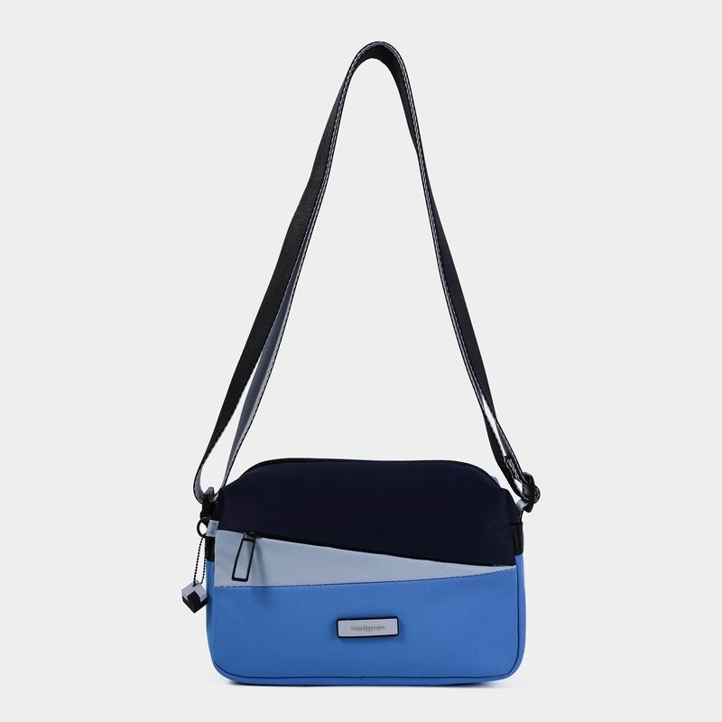 Women's Hedgren Neutron Small Crossbody Bags Blue | OAZ9034MU