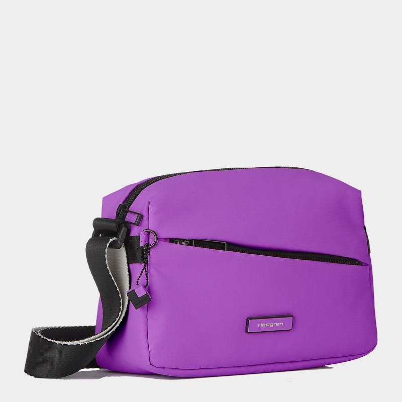 Women's Hedgren Neutron Small Crossbody Bags Purple | DRK7069TI