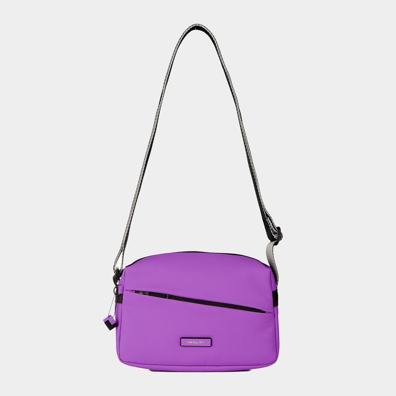 Women's Hedgren Neutron Small Crossbody Bags Purple | DRK7069TI