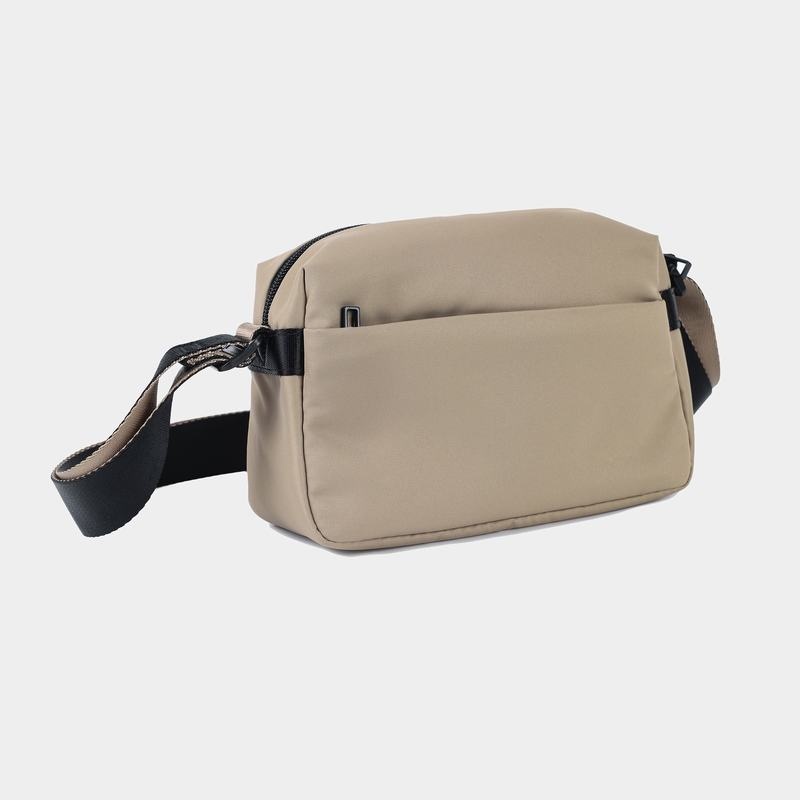 Women's Hedgren Neutron Small Crossbody Bags Grey Beige | FKV3985TO