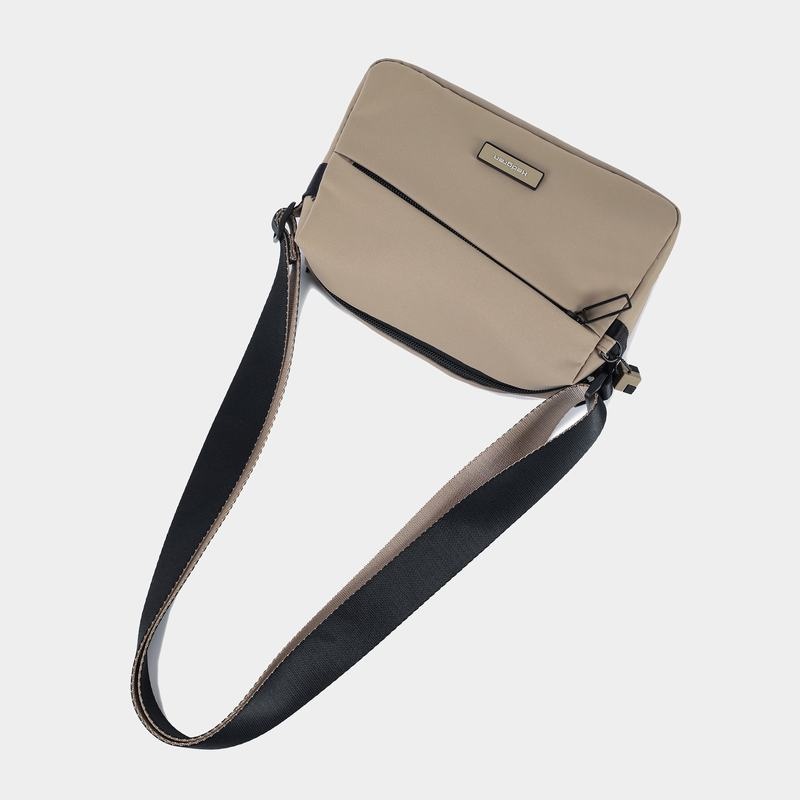 Women's Hedgren Neutron Small Crossbody Bags Grey Beige | FKV3985TO