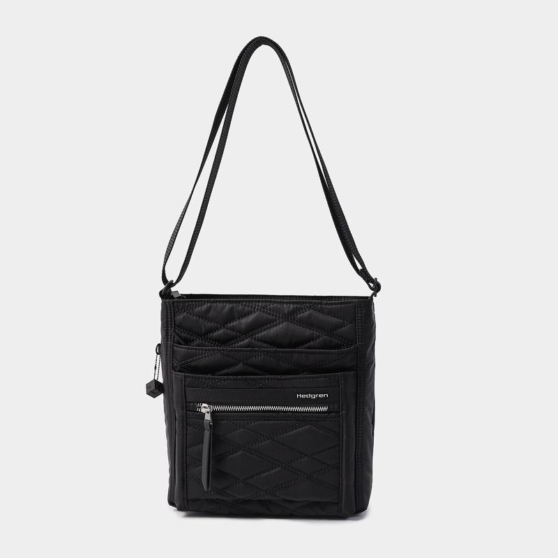 Women's Hedgren Orva Crossbody Bags Black | XQR6842QM