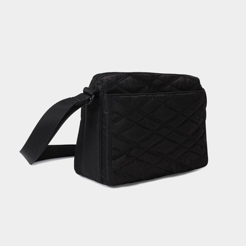 Women's Hedgren Quilted Eye Rfid Medium Shoulder Bags Black | ULW5291BX