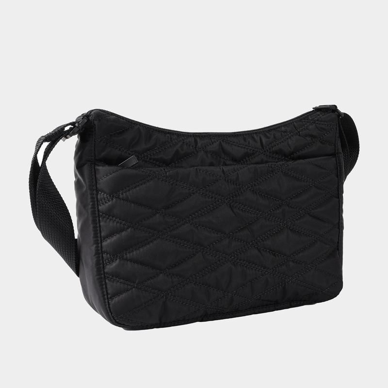 Women's Hedgren Quilted Harper's Rfid Shoulder Bags Black | EHX3182RL