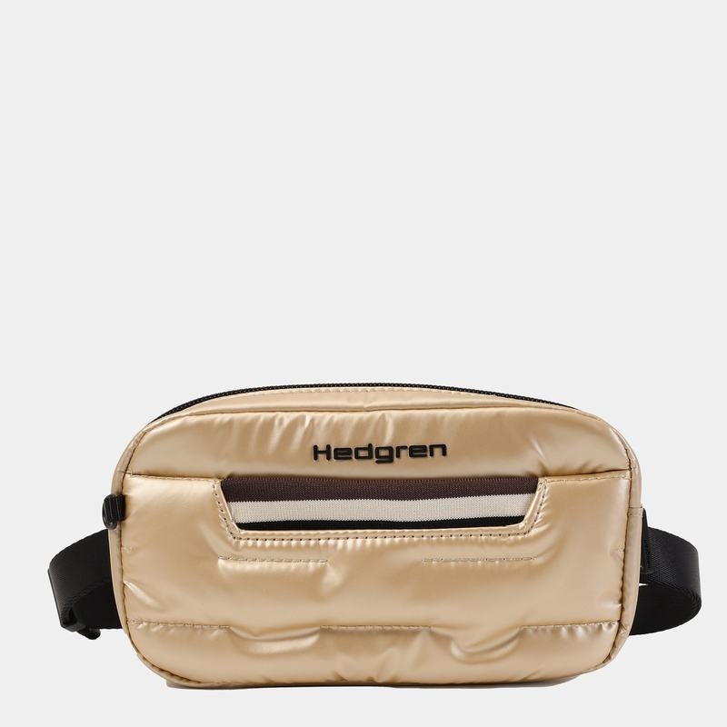 Women\'s Hedgren Snug Belt Bags Beige | ZHN4481TK