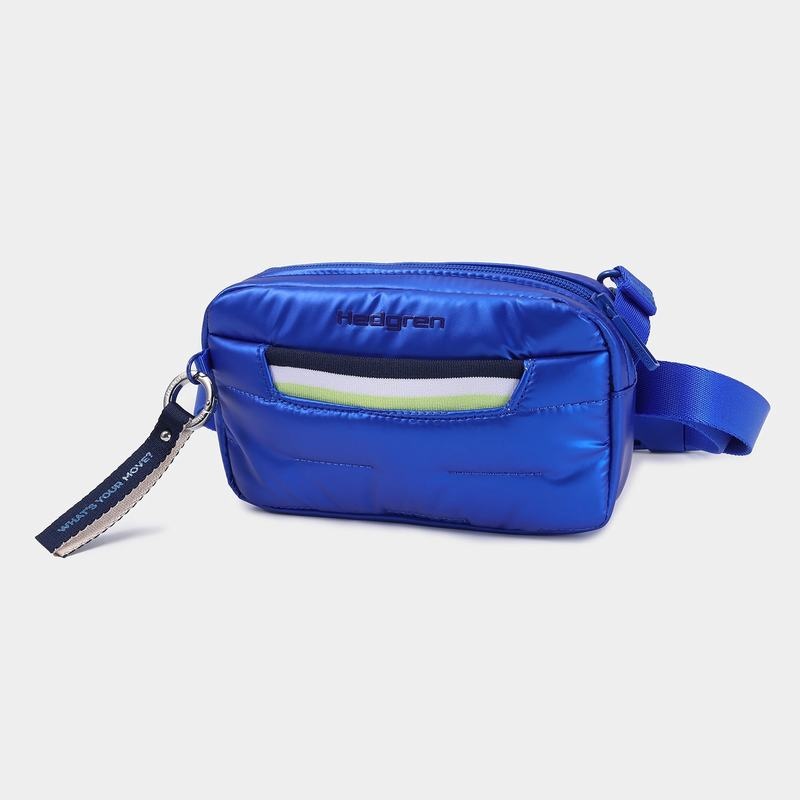 Women's Hedgren Snug Belt Bags Blue | JMG4746BW