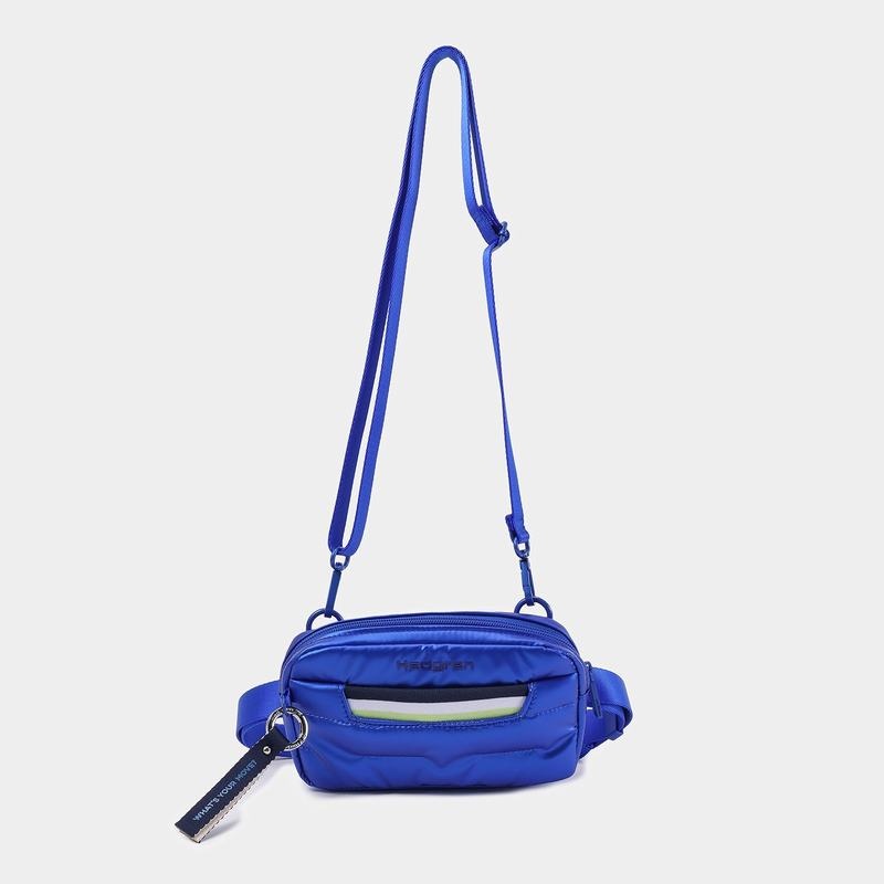 Women's Hedgren Snug Belt Bags Blue | JMG4746BW