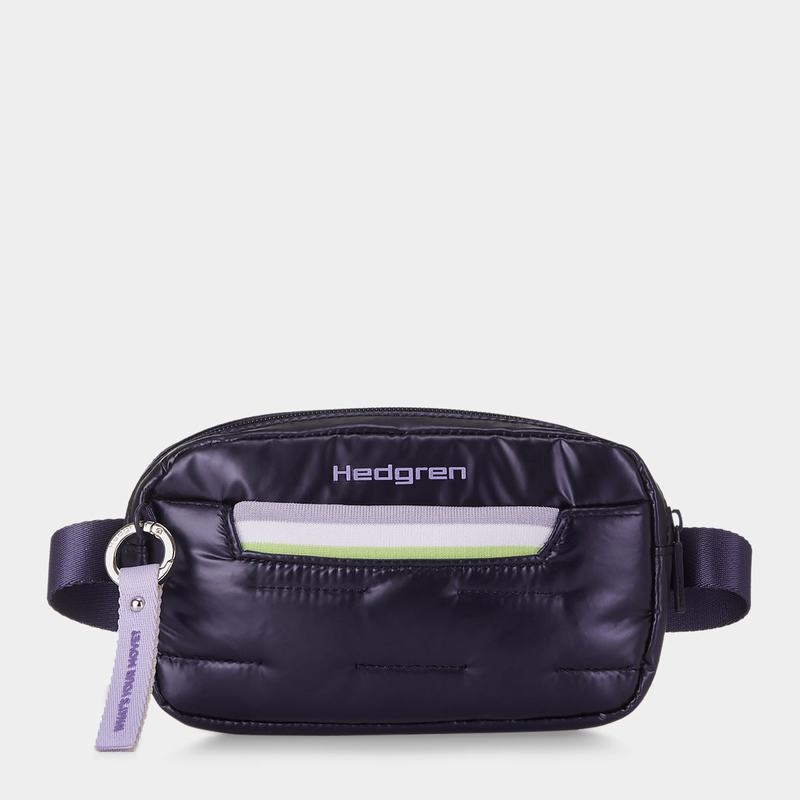 Women\'s Hedgren Snug Belt Bags Purple Deep Blue | RMI8350TW