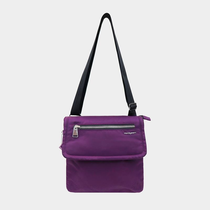 Women's Hedgren Victoria Sustainably Made Crossbody Bags Purple | VLP1763WQ