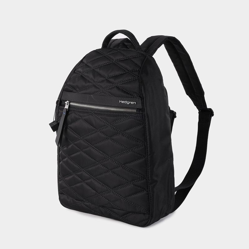 Women's Hedgren Vogue Large Rfid Backpacks Black | UGV868BY