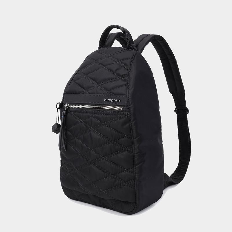 Women's Hedgren Vogue Rfid Backpacks Black | NOK845JD