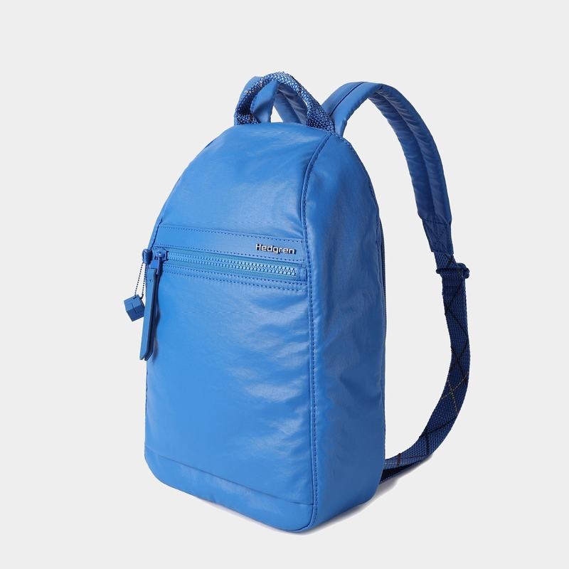 Women's Hedgren Vogue Rfid Backpacks Blue | OQK2810ZK